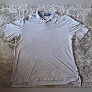 Polo Ralph Lauren Men’s Large Pima Cotton Polo Shirt in Taupe